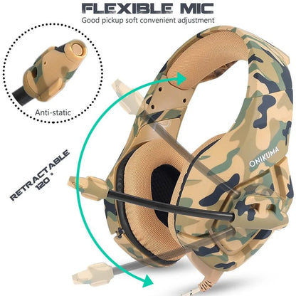 Camouflage Gaming Headphones